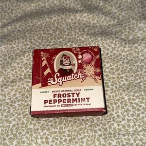 Dr. Squatch soap. Frosty peppermint. Limited edition still in box.
